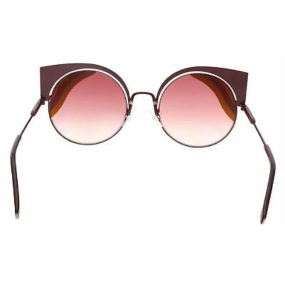 Fendi Burgundy Ff0215/S 0l9 Cat Eye Women Sunglasses
